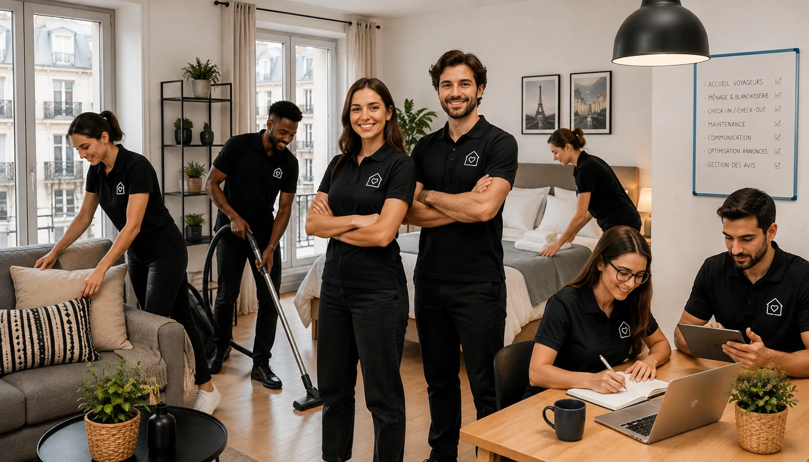 WA Conciergerie - equipe conciergerie Airbnb en Ile-de-France