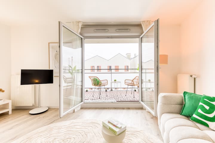 Apt cosy 2 chambres parking gratuit - Alfortville